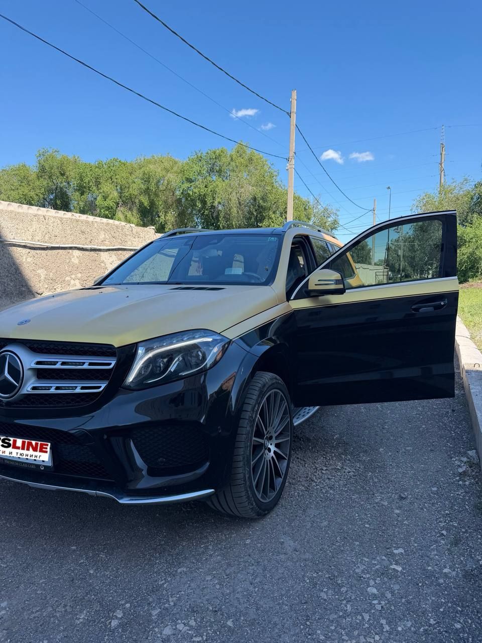 Mercedes GLS после тонировки