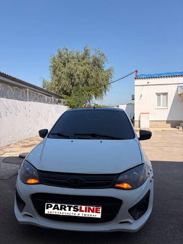 Lada Kalina — тонировка лобового стекла плёнкой Kylon 15%